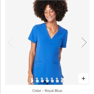 Casma Figs Scrub Top